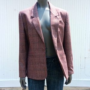 LADIES WOOL BLEND (65%) LUX (2) BUTTON BLAZER *TAIWAN